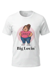Big Lovin' White Girl T-shirt